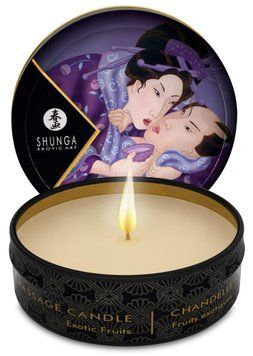 Свічка для масажу Shunga Candle Exotic Fruits з ароматом екзотичних фруктів, 30 мл SO2518 фото