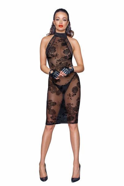 Сукня Noir Handmade F240 Midi tulle dress with velvet straps SX0144 фото