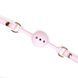 Кляп Liebe Seele White & Pink Fairy Goat Leather Ball Gag