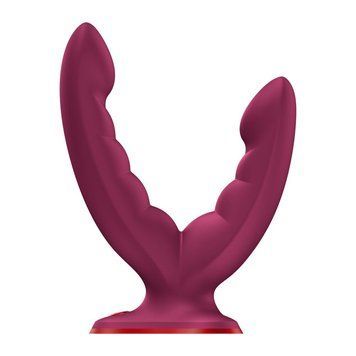 Подвійний фалоімітатор Fun Factory RYDE Wine Red