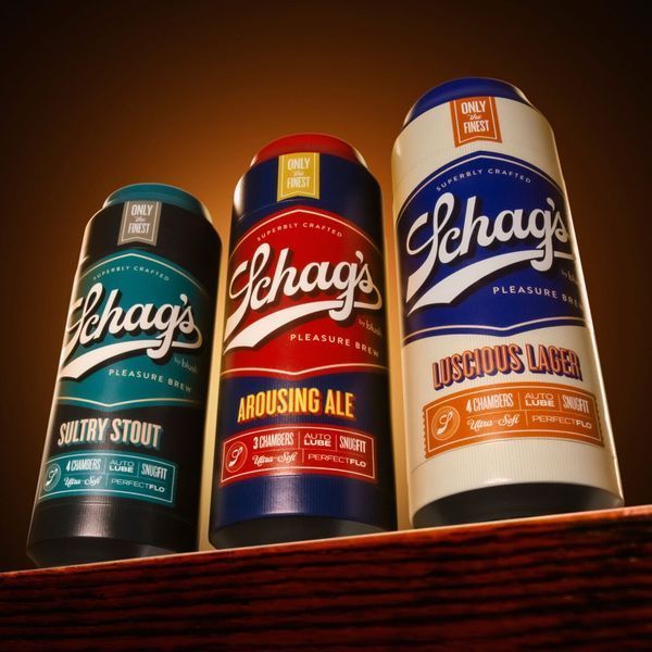 Мастурбатор &ndash; банка пива Blush Schag's Luscious Lager Masturbator Frosted, самозмащуваний, вакуум SO8840 фото