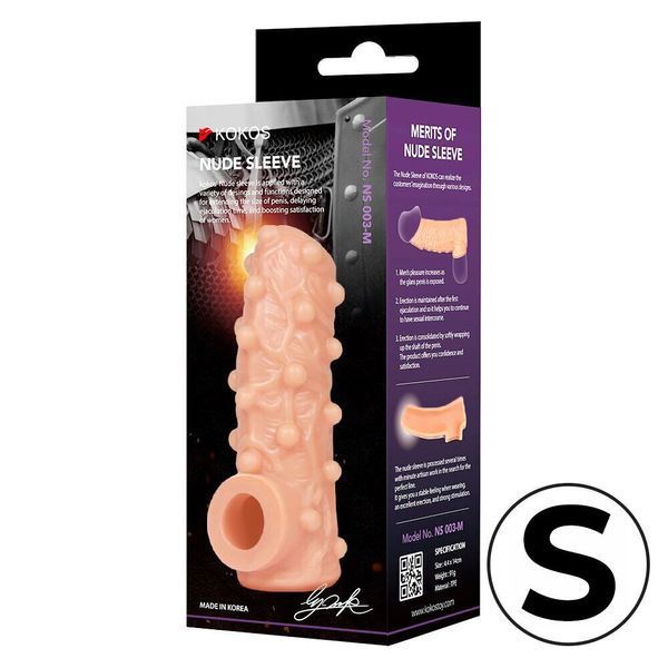 Насадка на член Kokos Nude Sleeve NS 002  SX4625 фото