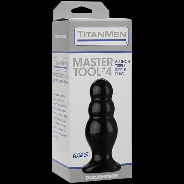 Анальний стимулятор Doc Johnson Titanmen Tools &ndash; Master, діаметр 6,6 см SO2808 фото