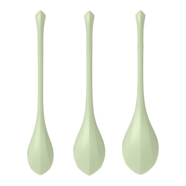 Набор йони-бусин Satisfyer Yoni Power 2 Light Green, диаметр 2-2,5-3 см, масса 22-44-73 г SO5549 фото