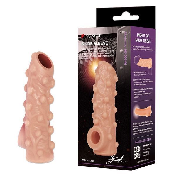 Насадка на член Kokos Nude Sleeve NS 003  SX4626 фото