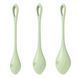 Набор йони-бусин Satisfyer Yoni Power 2 Light Green, диаметр 2-2,5-3 см, масса 22-44-73 г SO5549 фото 1
