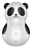 Вакуумний стимулятор із вібрацією Satisfyer Pocket Panda чорно-білий