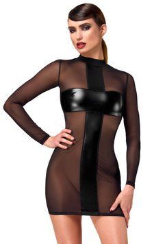 Сукня Noir Handmade F369 Crossfire Mesh & Wetlook Mini dress