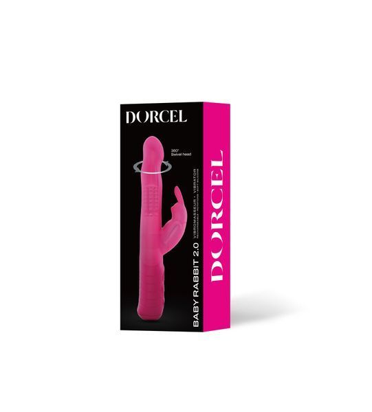 Вибратор-кролик Dorcel Baby Rabbit Magenta 2.0 с жемчужным массажем и вращающейся головкой SO8680 фото