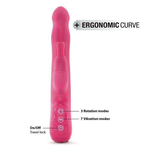 Вибратор-кролик Dorcel Baby Rabbit Magenta 2.0 с жемчужным массажем и вращающейся головкой SO8680 фото