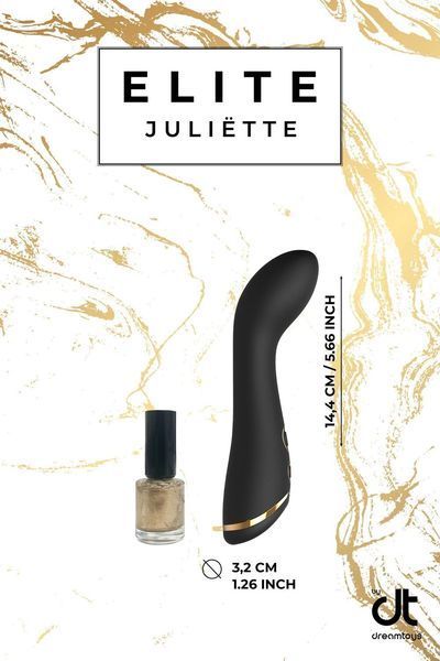 Вибратор для точки G Dream Toys Elite Juliette, черный DT21726 фото