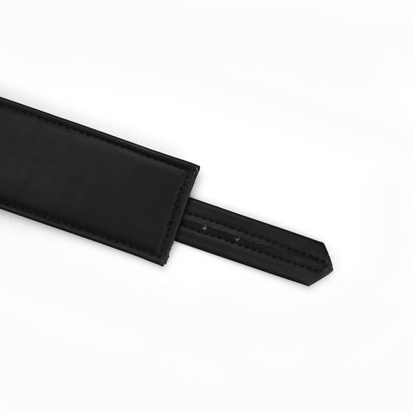 Поножі Liebe Seele Black Organosilicon Anklecuffs, екошкіра SO9486 фото