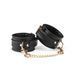 Поножі Liebe Seele Black Organosilicon Anklecuffs, екошкіра SO9486 фото 1