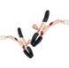 Затискачі для сосків з перлинним ланцюжком Rosy Gold - Nipple Clamps Pearls SX3898 фото 4