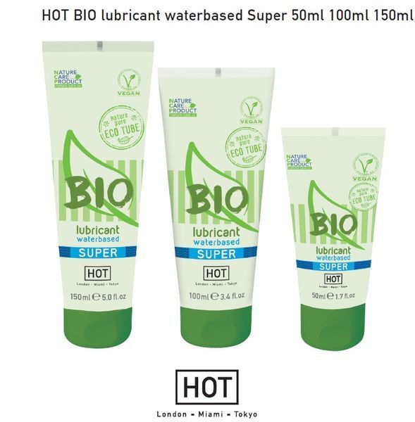Органический лубрикант на водной основе Hot Bio Lube Super, 150 мл HOT44172 фото