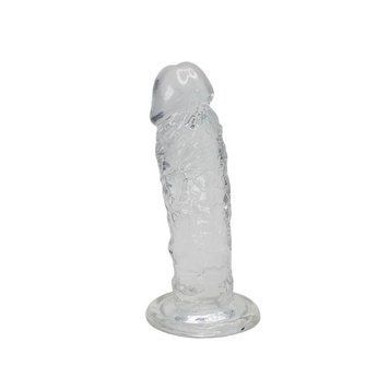 Прозрачный фаллоимитатор Alive Jelly Dildo Majestic, TPE, присоска, диаметр 3,7 см, длина 14,7 см SO5312 фото