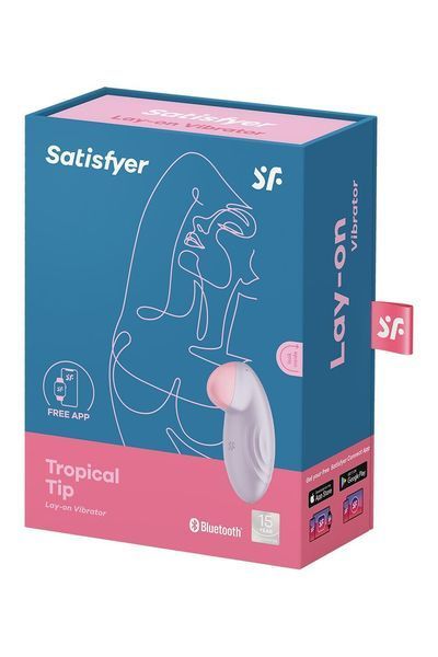 Смарт-вібратор для клітора Satisfyer Tropical Tip Light  SO7141 фото