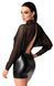 Платье Noir Handmade F348 Powerwetlook and tulle dress  SX2097 фото 3