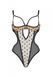 Эротическое боди Passion MARINA BODY, beige, с открытыми чашками SO9715 фото 3