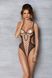 Эротическое боди Passion MARINA BODY, beige, с открытыми чашками SO9715 фото 6