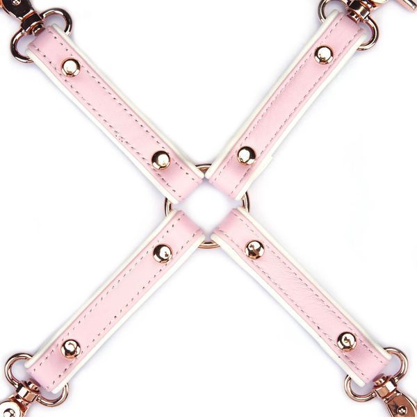 Крестовина Liebe Seele White & Pink Leather Hogtie SX2830 фото