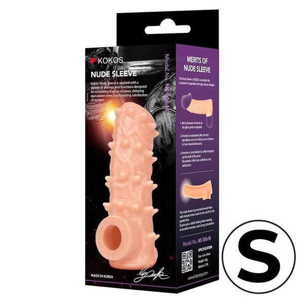 Насадка на член Kokos Nude Sleeve NS 006  SX4629 фото