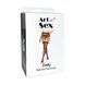 Комплект пояс та панчохи Art of Sex - Deily, колір чорний, розмір XL SX3648 фото 3