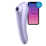 Смарт-вібратор подвійний з вакуумною стимуляцією Satisfyer Dual Pleasure ліловий