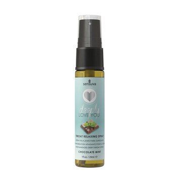 Спрей для минета Sensuva Deeply Love You Chocolate Mint (29 мл), для глубокого минета SO3193 фото
