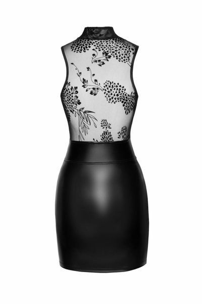 Сукня Noir Handmade F241 Short dress with powerwetlook skirt and tulle top SX0150 фото