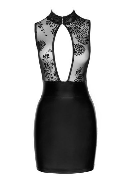 Сукня Noir Handmade F241 Short dress with powerwetlook skirt and tulle top SX0150 фото