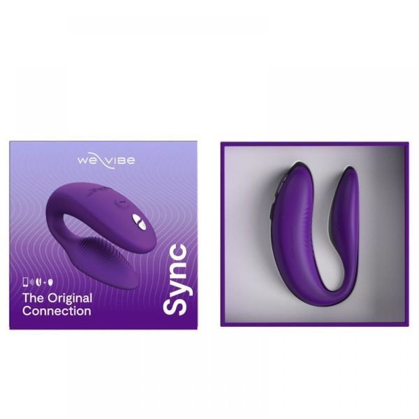 Смарт-вібратор We-Vibe Sync 2 для пар, фіолетовий SO8762 фото