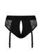 Кружевные трусы для страпона с подвязками для чулок Strap-On-Me DIVA HARNESS  SO5096 фото 4