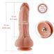 Ультрареалістичний фалоімітатор для секс-машин Hismith 8.3&Prime; 2-layers Silicone Flesh Dildo, 2-шаровий SO6204 фото 5