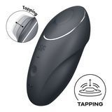 Вібростимулятор-пульсатор Satisfyer Tap & Climax 1, ефект постукування пальцем, 2 мотори SX0567 фото