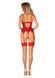 Комплект корсет и стринги Obsessive Ingridia corset & thong, красный SO9028 фото 7