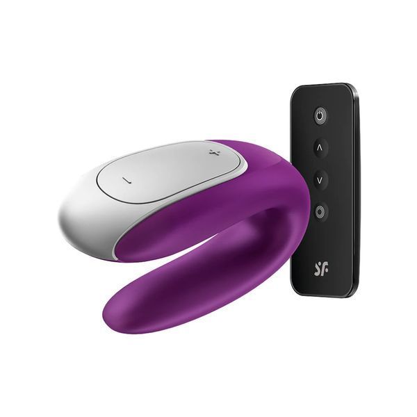 Парний смарт-вібратор Satisfyer Double Fun, фіолетовий SO5059 фото