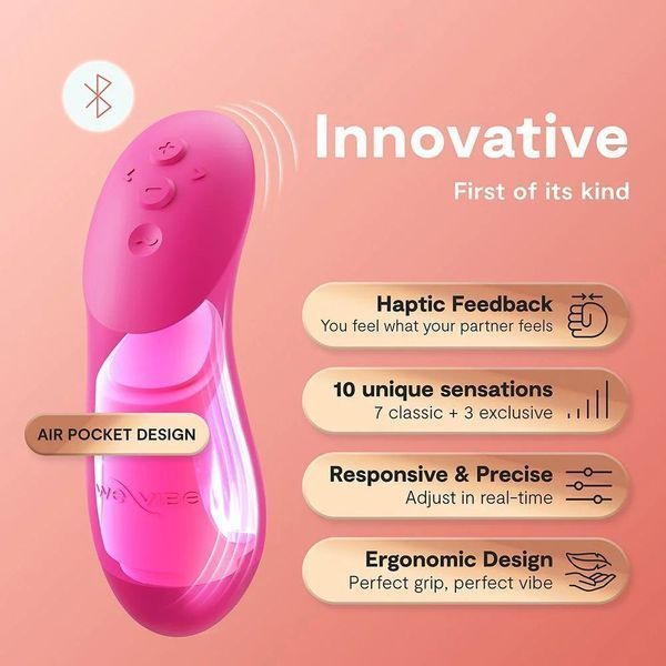Вибратор для пар We-Vibe Chorus Pro с пультом и приложением SX3862 фото