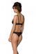 Еротичне боді Passion MARINA BODY, black, з відкритими чашками SO9718 фото 2