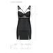 Бэби-долл из эко-кожи и кружева Passion LOONA CHEMISE, black SO5359 фото 7