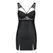 Бэби-долл из эко-кожи и кружева Passion LOONA CHEMISE, black SO5359 фото 5