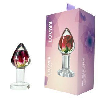 Розкішна анальна пробка Loviss Rose Anal Plug