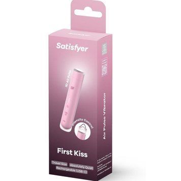 Вакуумний стимулятор Satisfyer First Kiss рожевий