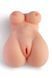 Мастурбатор-мініторс з вібрацією Real Body Real Amber, вагіна та анус, 25х18 см SO9948 фото 2