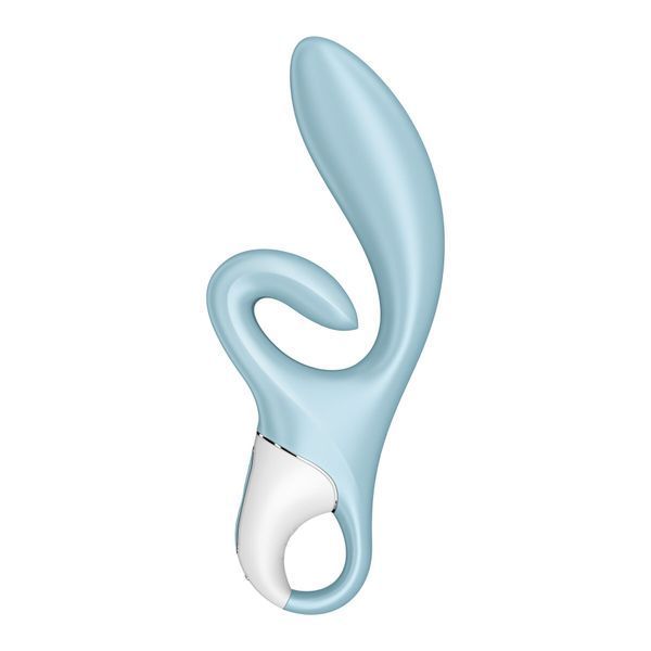 Вибратор-кролик Satisfyer Touch Me Blue, двойной отросток, 3 мощных мотора SO7777 фото