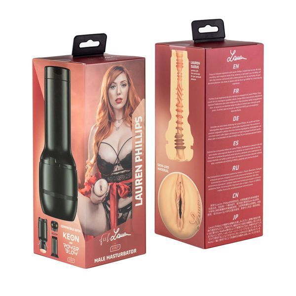 Мастурбатор Kiiroo Feel Lauren Phillips PBC, сумісний з PowerBlow і Keon SO9365 фото