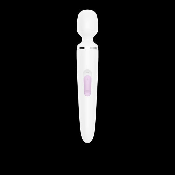 Вибромассажер Satisfyer Wand-er Woman (White/Chrome), водонепроницаемый, мощный, размер XXL SO3458 фото