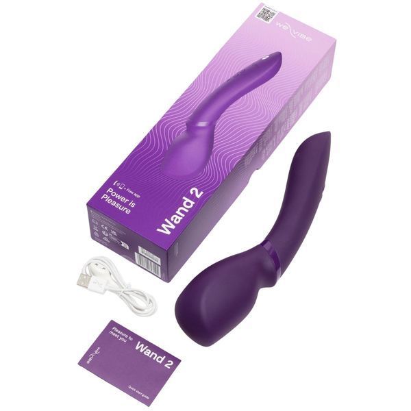 Микрофон-вибромассажер We-Vibe Wand 2, фиолетовый SX2150 фото