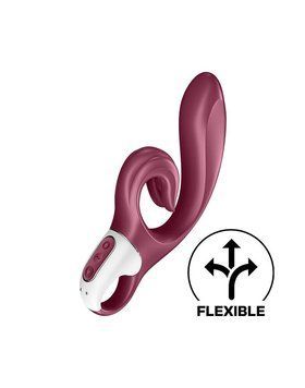 Вібратор-кролик Satisfyer Love Me, гнучкий, відросток з потрійним кінчиком SO7778 фото