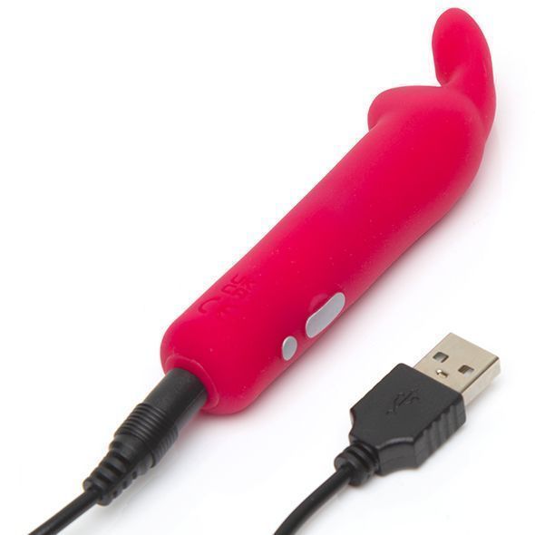 Вібропуля Happy Rabbit Rechargeable, 12 режимів, рожева FS84677 фото